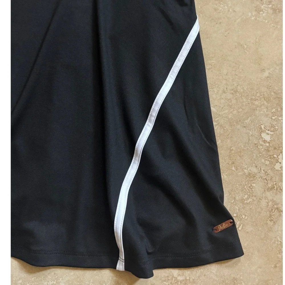 Justice Dress Girls L 12/14 Black White Sporty Active Built-in Shorts Pocket NEW